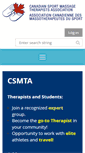 Mobile Screenshot of csmta.ca